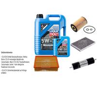 Febi Controllo Set 6L Liqui Moly 5W-30 da Molto Tempo High-Tech per Seat Exeo St