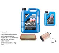 Febi Controllo Set 6L Liqui Moly 5W-30 da Molto Tempo High-Tech per VW Di Tiguan