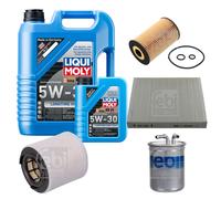 FEBI Controllo Set 6L LIQUI MOLY 5W-30 Longtime High Tech Per Audi A1 8X1