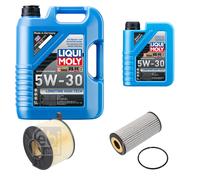 FEBI Controllo Set 6L LIQUI MOLY 5W-30 Longtime High Tech Per Audi A4 Avant