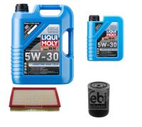 FEBI Controllo Set 6L LIQUI MOLY 5W-30 Longtime High Tech Per Audi Cabriolet