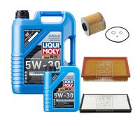 FEBI Controllo Set 6L LIQUI MOLY 5W-30 Longtime High Tech Per BMW 5 Serie E34