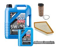 FEBI Controllo Set 6L LIQUI MOLY 5W-30 Longtime High Tech Per BMW X1 E84