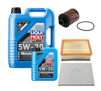 FEBI Controllo Set 6L LIQUI MOLY 5W-30 Longtime High Tech Per Fiat Linea