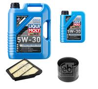 FEBI Controllo Set 6L LIQUI MOLY 5W-30 Longtime High Tech Per Honda Civic IX