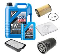 FEBI Controllo Set 6L LIQUI MOLY 5W-30 Longtime High Tech Per KIA Cee'D