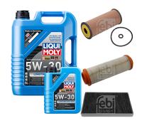 FEBI Controllo Set 6L LIQUI MOLY 5W-30 Longtime High Tech Per Mercedes A