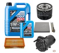 FEBI Controllo Set 6L LIQUI MOLY 5W-30 Longtime High Tech Per Nissan Note