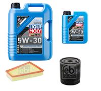 FEBI Controllo Set 6L LIQUI MOLY 5W-30 Longtime High Tech Per Peugeot 306