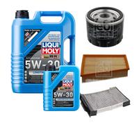FEBI Controllo Set 6L LIQUI MOLY 5W-30 Longtime High Tech Per Renault Megane