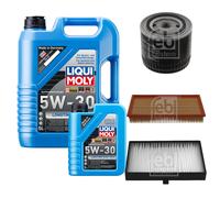 FEBI Controllo Set 6L LIQUI MOLY 5W-30 Longtime High Tech Per Volvo V70 I