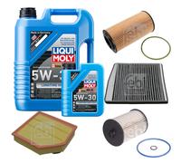 FEBI Controllo Set 6L LIQUI MOLY 5W-30 Longtime High Tech Per Volvo V70 II