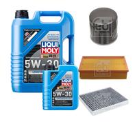 FEBI Controllo Set 6L LIQUI MOLY 5W-30 Longtime High Tech Per VW Golf