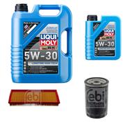 FEBI Controllo Set 6L LIQUI MOLY 5W-30 Longtime High Tech Per VW Golf II