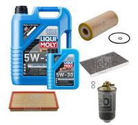 FEBI Controllo Set 6L LIQUI MOLY 5W-30 Longtime High Tech Per VW Golf IV