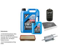 FEBI Controllo set 6L LIQUI MOLY 5W-30 Longtime High Tech per VW Golf VI 5K1