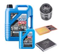 FEBI Controllo Set 6L LIQUI MOLY 5W-30 Longtime High Tech Per VW Polo 6R