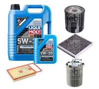 FEBI Controllo Set 6L LIQUI MOLY 5W-30 LONGTIME HIGH TECH Per VW POLO 6R 6C