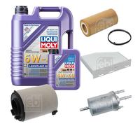 Febi Controllo Set 6L Liqui Moly 5W-40 Bassa Visciosità High-Tech per Per VW EOS