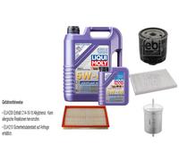 Febi Controllo Set 6L Liqui Moly 5W-40 Bassa Visciosità High-Tech per Seat Leon