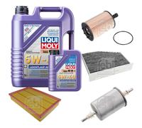 FEBI Controllo Set 6L LIQUI MOLY 5W-40 Leichtlauf High Tech Per Audi A3