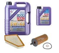 FEBI Controllo Set 6L LIQUI MOLY 5W-40 Leichtlauf High Tech Per BMW 3er