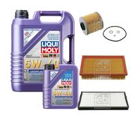 FEBI Controllo Set 6L LIQUI MOLY 5W-40 Leichtlauf High Tech Per BMW 5 Serie E34