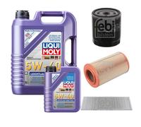 FEBI Controllo Set 6L LIQUI MOLY 5W-40 Leichtlauf High Tech Per Citroën