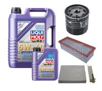 FEBI Controllo Set 6L LIQUI MOLY 5W-40 Leichtlauf High Tech Per Dacia Duster