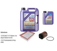 FEBI Controllo Set 6L LIQUI MOLY 5W-40 Leichtlauf High Tech Per Fiat Sedici