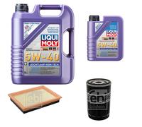 FEBI Controllo Set 6L LIQUI MOLY 5W-40 Leichtlauf High Tech Per Mazda 2 DY