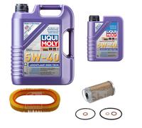 FEBI Controllo set 6L LIQUI MOLY 5W-40 Leichtlauf High-Tech per Mercedes