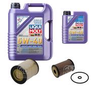 FEBI Controllo Set 6L LIQUI MOLY 5W-40 Leichtlauf High Tech Per Mercedes A