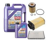 FEBI Controllo Set 6L LIQUI MOLY 5W-40 Leichtlauf High Tech Per Mercedes C