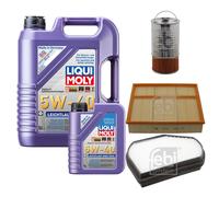 FEBI Controllo set 6L LIQUI MOLY 5W-40 Leichtlauf High-Tech per Mercedes C