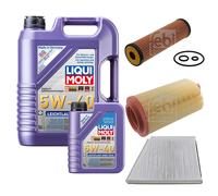 FEBI Controllo set 6L LIQUI MOLY 5W-40 Leichtlauf High-Tech per Mercedes E