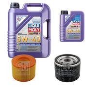 FEBI Controllo Set 6L LIQUI MOLY 5W-40 Leichtlauf High Tech Per Renault
