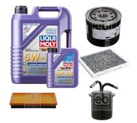 FEBI Controllo Set 6L LIQUI MOLY 5W-40 Leichtlauf High Tech Per Subaru
