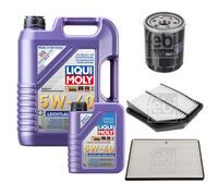 FEBI Controllo Set 6L LIQUI MOLY 5W-40 Leichtlauf High Tech Per Suzuki Grand