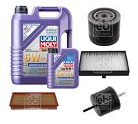 FEBI Controllo Set 6L LIQUI MOLY 5W-40 Leichtlauf High Tech Per Volvo C70 I