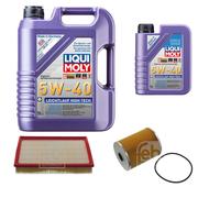 FEBI Controllo Set 6L LIQUI MOLY 5W-40 Leichtlauf High Tech Per VW Corrado