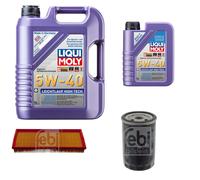 FEBI Controllo Set 6L LIQUI MOLY 5W-40 Leichtlauf High Tech Per VW Golf II