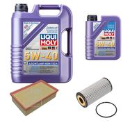 FEBI Controllo Set 6L LIQUI MOLY 5W-40 Leichtlauf High Tech Per VW Golf VII