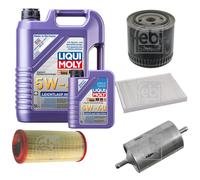 FEBI Controllo Set 6L LIQUI MOLY 5W-40 Leichtlauf High Tech Per VW Polo 6N1
