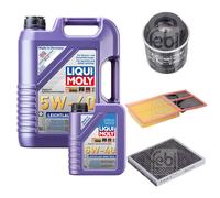 FEBI Controllo Set 6L LIQUI MOLY 5W-40 Leichtlauf High Tech Per VW Polo 6R