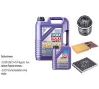 Febi Controllo Set 6L Liqui Moly 5W-40 Scorrevolezza High-Tech per VW Polo 6R