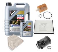 Febi Controllo Set 6L Liqui Moly Special Tec F 5W-30 per Toyota Auris _E15