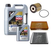 Febi Controllo Set 6L Liqui Moly Special Tec F 5W-30 per Volvo V70 II (P80