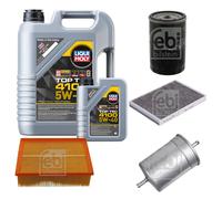 FEBI Controllo Set 6L LIQUI MOLY TOP TEC 4100 5W-40 Per AUDI A4 8E2 B6 1.8
