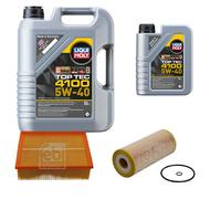 FEBI Controllo Set 6L LIQUI MOLY TOP TEC 4100 5W-40 Per Audi A4 Avant 8E5